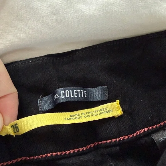 Maeve The Collette High Rise Cropped Wide Leg Pant Black 26 Anthropologie - Picture 10 of 16